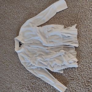 White banana republic blouse